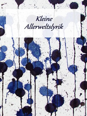 cover image of Kleine Allerweltslyrik